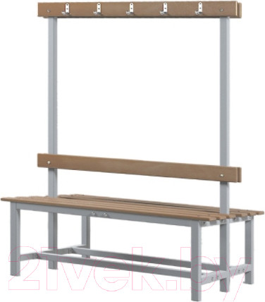 Изображение товара Скамейка для раздевалки Dinamika ZSO-002209 (1.5м)