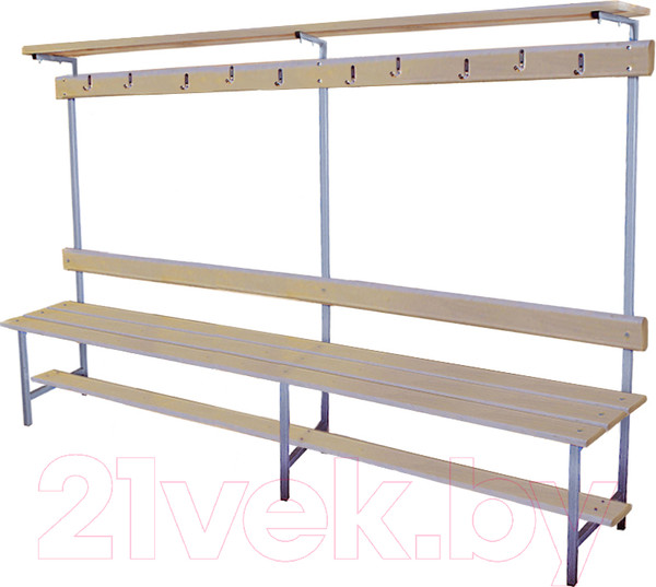 Изображение товара Скамейка для раздевалки Dinamika ZSO-002198 (2м)