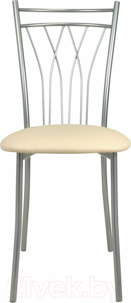 Изображение товара Стул Гальваник Премьер (эмаль серебро/кожзам стандарт 276)