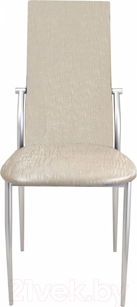 Изображение товара Стул Гальваник Комфорт (эмаль серебро ВВ 2/бенгал бежевый)