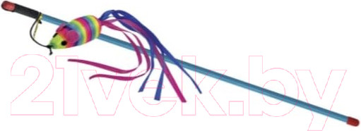 Изображение товара Игрушка для кошек Triol Мышка разноцветная / 22121044