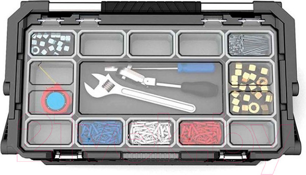 Изображение товара Ящик для инструментов Keter Connect Canti Tool Box Black STD EuroPRO / 17203104