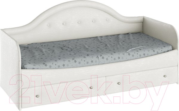 Изображение товара Односпальная кровать ТриЯ Адель тип 1 80x200 (крем)