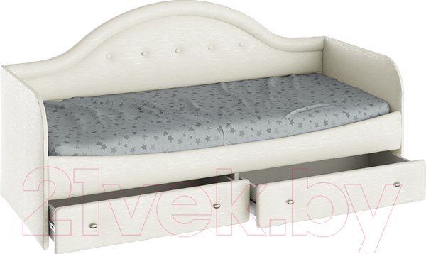 Изображение товара Односпальная кровать ТриЯ Адель тип 1 80x200 (крем)