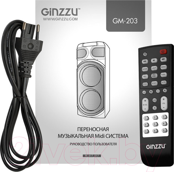 Изображение товара Портативная колонка Ginzzu GM-203