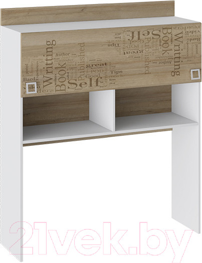 Изображение товара Надстройка для стола ТриЯ Оксфорд ТД-139.15.11 (ривьера/белый с рисунком)