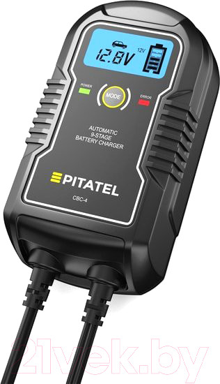 Изображение товара Зарядное устройство для аккумулятора Pitatel CBC-4 (6/12В, 4А)