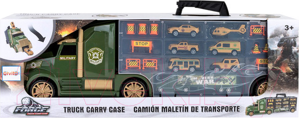 Изображение товара Автовоз игрушечный Givito Милитари / G205-007