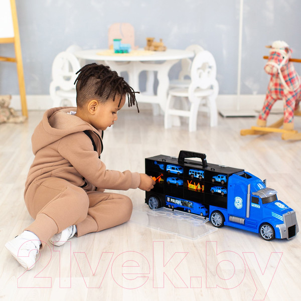 Изображение товара Автовоз игрушечный Givito Полицейский участок / G205-006