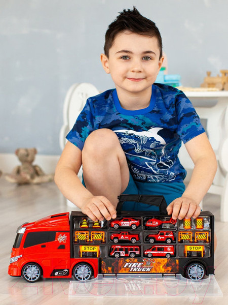 Изображение товара Автовоз игрушечный Givito Служба спасения / G205-