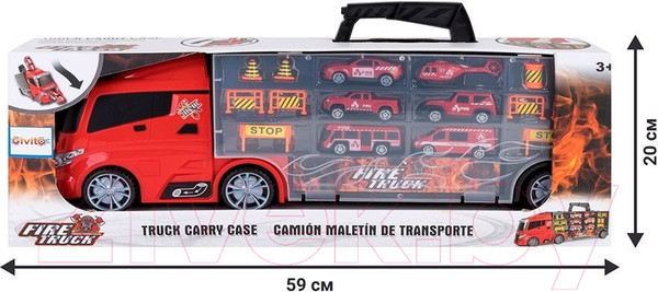 Изображение товара Автовоз игрушечный Givito Служба спасения / G205-