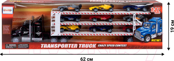 Изображение товара Автовоз игрушечный Givito Гоночный трек / G205-026