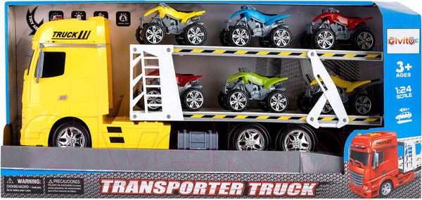 Изображение товара Автовоз игрушечный Givito Мой город / G205-024