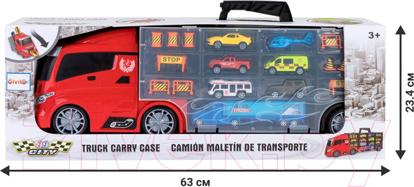 Изображение товара Автовоз игрушечный Givito Мой город / G205-008