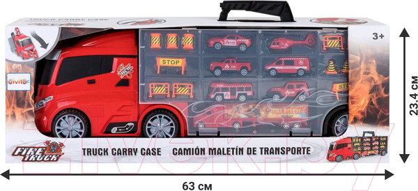 Изображение товара Автовоз игрушечный Givito Служба спасения / G205-009