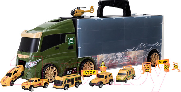 Изображение товара Автовоз игрушечный Givito Милитари / G205-021