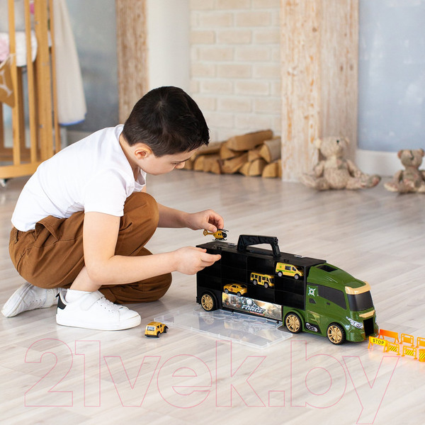 Изображение товара Автовоз игрушечный Givito Милитари / G205-021