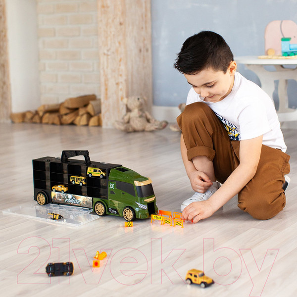 Изображение товара Автовоз игрушечный Givito Милитари / G205-021