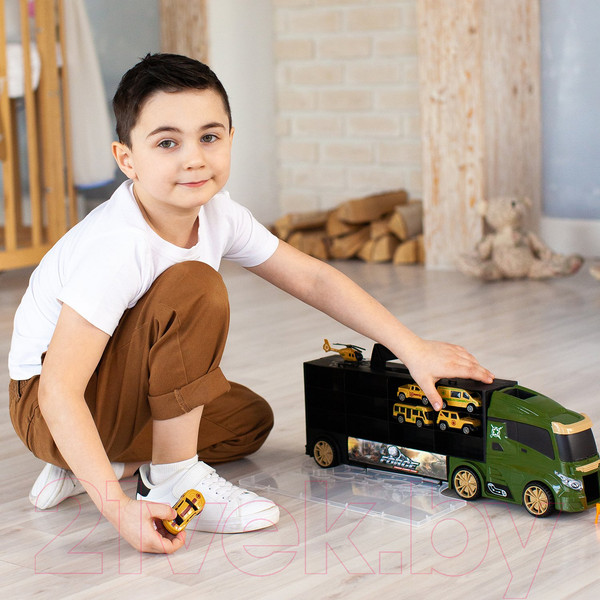 Изображение товара Автовоз игрушечный Givito Милитари / G205-021