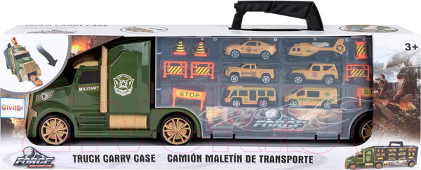 Изображение товара Автовоз игрушечный Givito Милитари / G205-017
