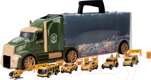 Изображение товара Автовоз игрушечный Givito Милитари / G205-017