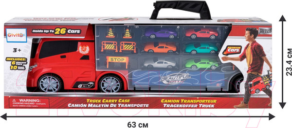 Изображение товара Автовоз игрушечный Givito Мой город / G205-012