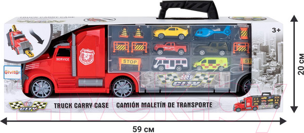 Изображение товара Автовоз игрушечный Givito Мой город / G205-014