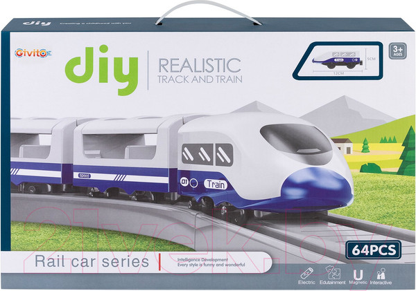 Изображение товара Железная дорога игрушечная Givito Мой город / G201-011