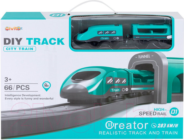 Изображение товара Железная дорога игрушечная Givito Мой город / G201-008