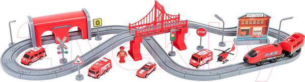 Изображение товара Железная дорога игрушечная Givito Служба спасения / G201-007