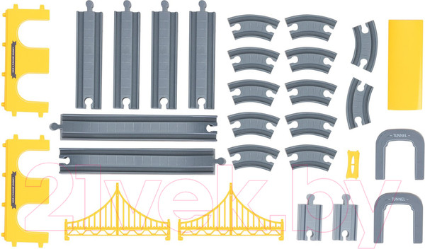 Изображение товара Железная дорога игрушечная Givito Строительная площадка / G201-006