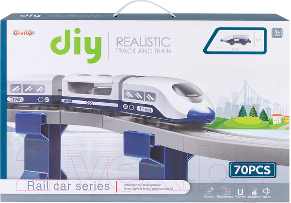 Изображение товара Железная дорога игрушечная Givito Мой город / G201-012