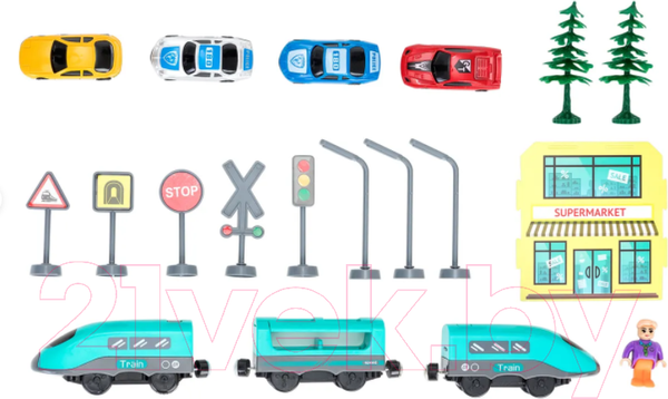Изображение товара Железная дорога игрушечная Givito Мой город / G201-004