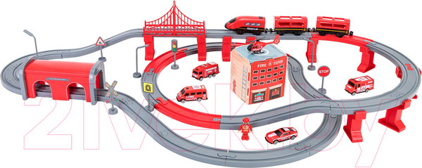 Изображение товара Железная дорога игрушечная Givito Служба спасения / G201-003
