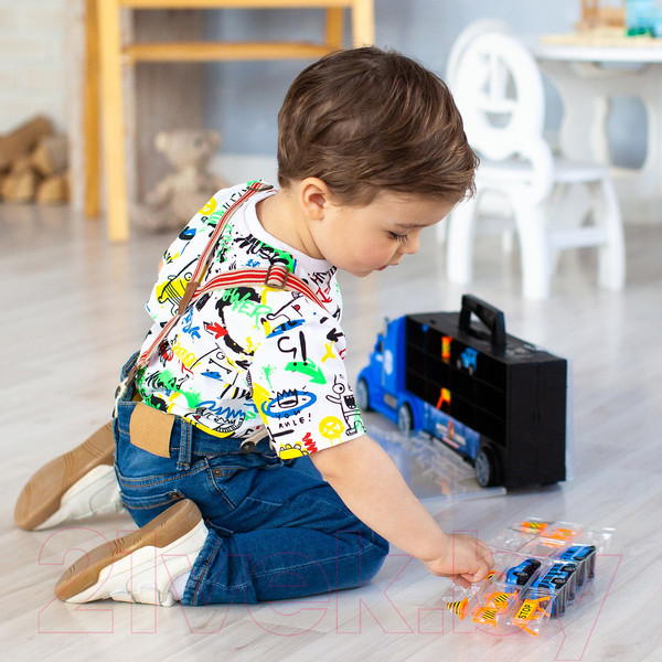 Изображение товара Автовоз игрушечный Givito Полицейский участок / G205-016