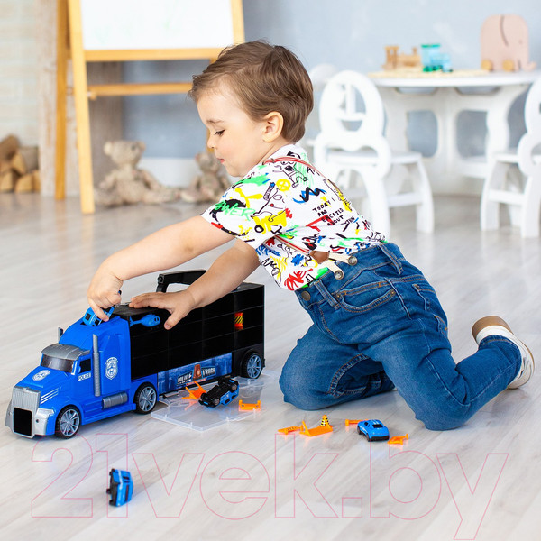 Изображение товара Автовоз игрушечный Givito Полицейский участок / G205-016