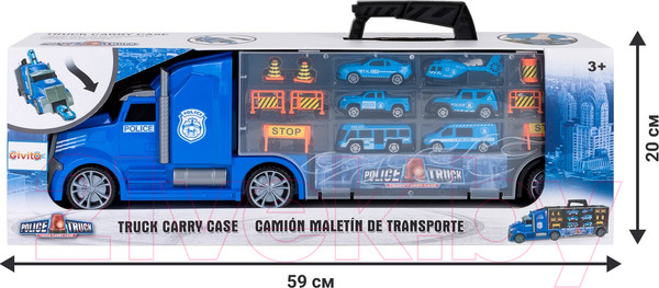 Изображение товара Автовоз игрушечный Givito Полицейский участок / G205-016