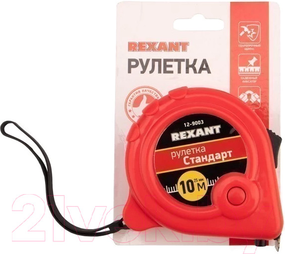Изображение товара Рулетка Rexant Стандарт 12-9003