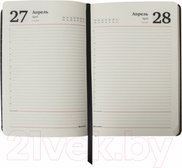 Изображение товара Ежедневник Brauberg Alligator / 124985 (черный)