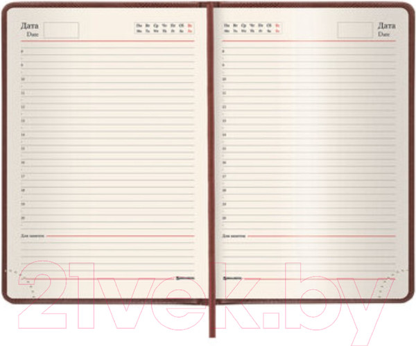 Изображение товара Ежедневник Brauberg Iguana / 125090 (темно-коричневый)