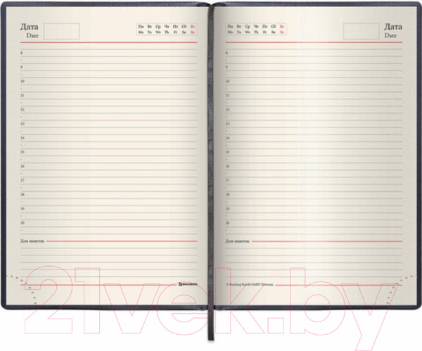 Изображение товара Ежедневник Brauberg Iguana / 125104 (черный)