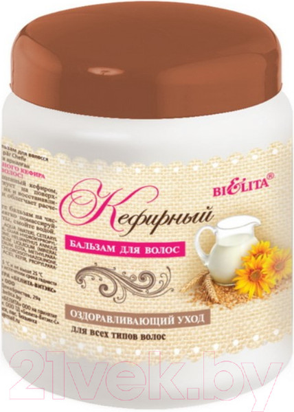 Изображение товара Бальзам для волос Belita Кефирный для всех типов волос (450мл)