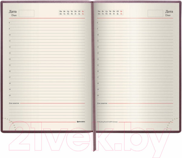 Изображение товара Ежедневник Brauberg Iguana / 125105 (темно-коричневый)