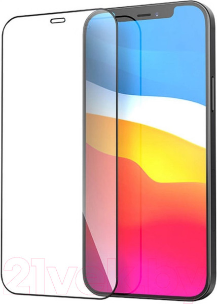 Изображение товара Защитное стекло для телефона Case 111D для iPhone 12 Pro Max (черный глянец)