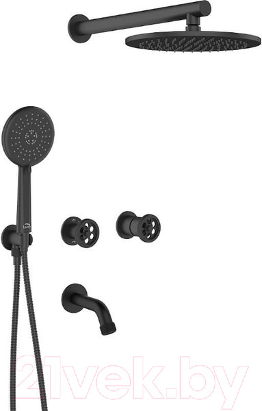 Изображение товара Душевая система со смесителем Laveo Muro BAU711P