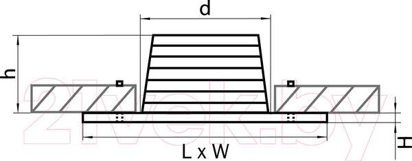 Изображение товара Точечный светильник Lightstar Leddy / 212183