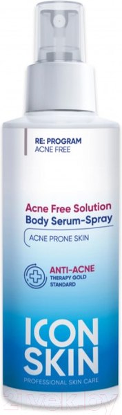 Спрей для тела Icon Skin Acne Free Solution (100мл)