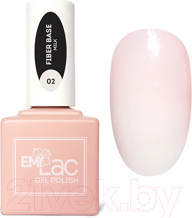 Изображение товара База для гель-лака E.Mi E.MiLac Fiber Base Gel Milk №2 (15мл)
