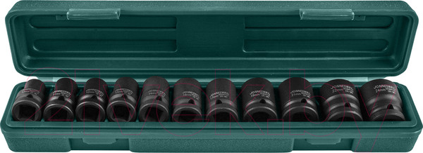 Изображение товара Набор головок слесарных Jonnesway S03A4111S (11 предметов)