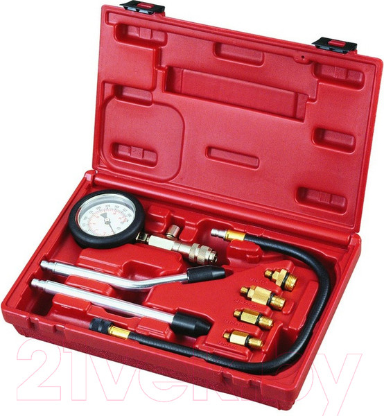 Изображение товара Тестер компрессии двигателя Мастак 120-10008C (8пр)